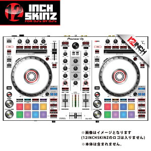12inch SKINZ / Pioneer DDJ-SR2 SKINZ (White/Black) �yDDJ-SR2�p�X�L���z�ċx�X�y�V����