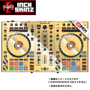 12inch SKINZ / Pioneer DDJ-SR2 SKINZ Metallics (Mirror Gold) �yDDJ-SR2�p�X�L���z�ċx�X�y�V����