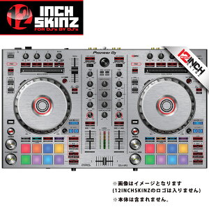 12inch SKINZ / Pioneer DDJ-SR2 SKINZ Metallics (Brush Silver) �yDDJ-SR2�p�X�L���z�ċx�X�y�V����