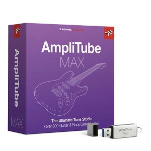 IK Multimedia / AMPLITUBE MAX 【パッケージ版】 ソフト音源 【アイケーマルチメディア】夏休スペシャル