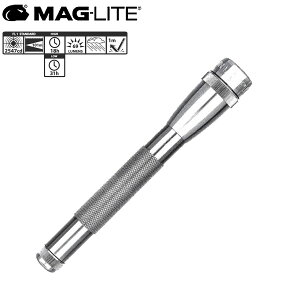 Mag-Lite(}OCg) / Mini LED 2-Cell AA Flashlight with Holster (SILVER) nfB[Cg Ai