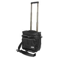 UDG / (スクエア) 50枚のバイナル、13インチラップトップが収納可能なトロリーバッグ（ブラック） U9870B…
