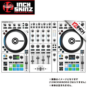 12inch SKINZ / Native Instruments Kontrol S4 MK3 Skinz (White) �yKontrol S4 MK3 �p�X�L���z�ċx�X�y�V����