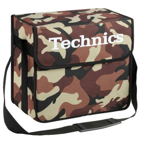 Technics(テクニクス) / DJ Bag (CAMOUFLAGE BROWN) 【約60枚レコード収納】 DJレコードバッグ