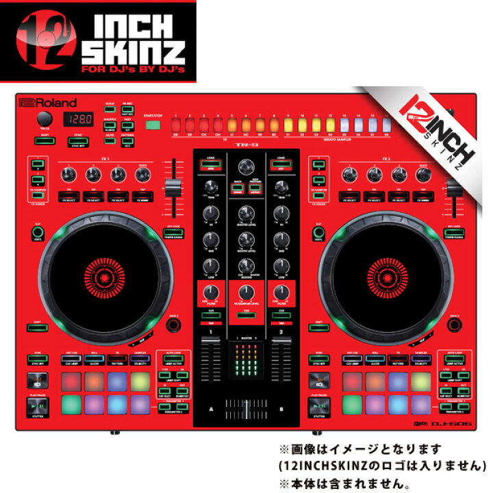 楽天市場】12inch SKINZ / Roland DJ-505 Skinz (Red/Black) 【Roland 