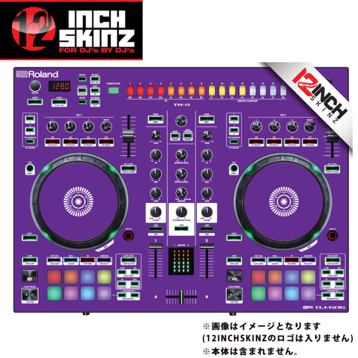 楽天市場】12inch SKINZ / Roland DJ-505 Skinz (Purple) 【Roland DJ 