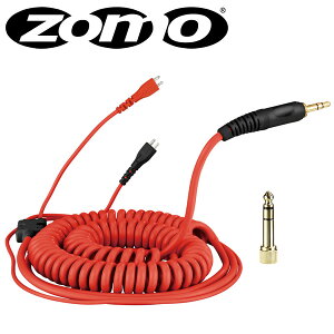 ZOMO / Spiral Cord DeLuxe for Sennheiser HD 25 3.5m (Red) �w�b�h�z�� �����p�J�[���R�[�h�E�P�[�u�� �y�]���z�u���b�N�t���C�f�[