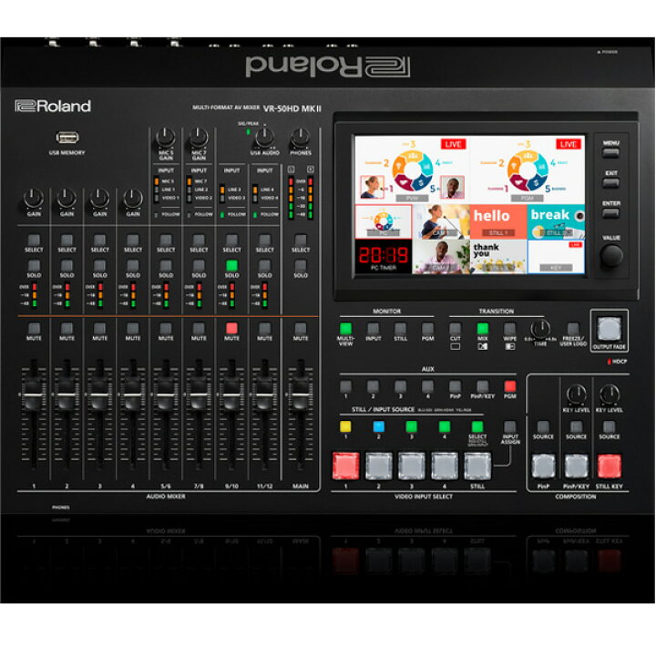楽天市場】Roland(ローランド) / VR-50HD MKII マルチフォーマット・AV 