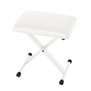 Korg(コルグ) / PC-110 (ホワイト) 折り畳み可能 X型キーボードベンチ母の日 セール