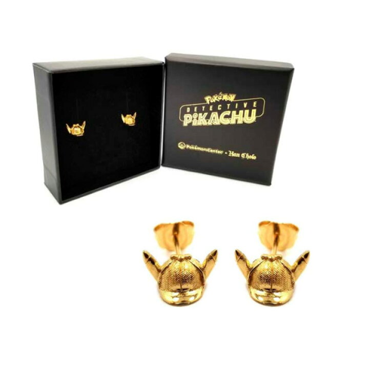 楽天市場 Pokemon Center ポケモンセンター Pok Mon Detective Pikachu Hat Stud Earrings By Han Cholo 海外限定 ポケモン 名探偵ピカチュウ ピアス ミュージックハウス フレンズ