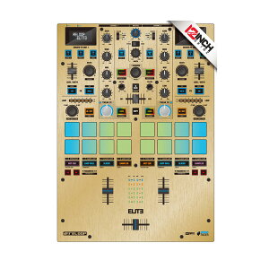 12inch SKINZ / Reloop Elite Skinz Metallics (�u���b�V���S�[���h) �yElite�p �ڒ��^�C�v�X�L���z�ċx�X�y�V����