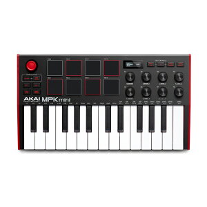 AKAI(AJC) / MPK mini mk3 xVeBΉ(obNCgt) 25~jL[{[h USB MIDIL[{[hRg[[ċx݃Z[
