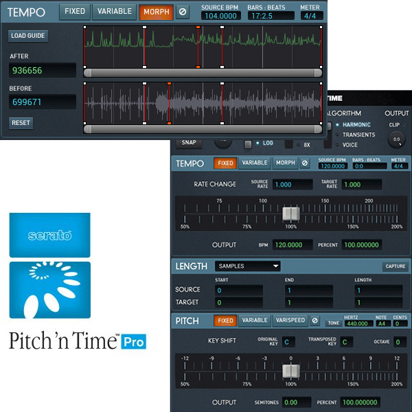 Pro Tools対応：タイムストレッチ / ピッチシフト プラグイン SERATO(セラート) / Pitch 'n Time Pro 3.0 - タイムストレッチ / ピッチシフト プラグイン -ライセンス販売