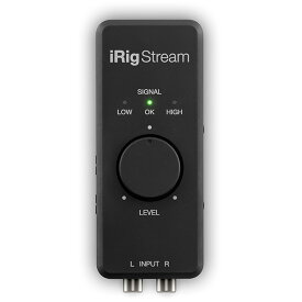 IK Multimedia(アイケーマルチメディア) / iRig Stream iOS・Android スマホ対応 ストリーミング配信用 オーディオインターフェイス母の日 セール