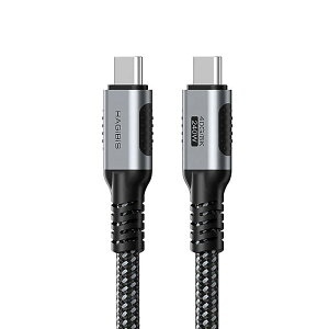 Hagibis / USB4P[u OtF҂ USB C-USB C 240W[dP[u 8KAbg60Hz 40Gbpsf[^] Thunderbolt 4/3 rfIR[hAiPhone 15/15 Pro MaxAiPadAMacBook Pro Air p (2m)ċx݃Z[