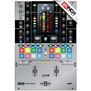 12inch SKINZ / Rane Seventy-Two MK2 Metallics Skinz (Brushed Silver) �@�ޗp�X�L���ċx�X�y�V����