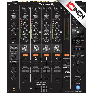12inch SKINZ / Pioneer DJM-750MK2 Skinz (Black) �@�ޗp�X�L���ċx�X�y�V����