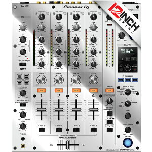 12inch SKINZ / Pioneer DJM-750MK2 Skinz Metallics (Mirror Silver) �@�ޗp�X�L���ċx�X�y�V����