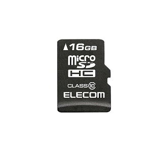 ELECOM ( �G���R�� ) / MF-MSD016GC10R MicroSDHC�J�[�h 16GB�ċx�X�y�V����