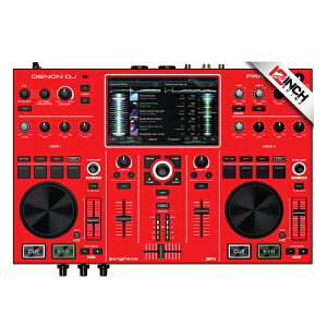 12inch SKINZ / Denon Prime GO Skinz (Colors RED) @ޗpXL
