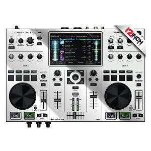 12inch SKINZ / Denon Prime GO Skinz (Metallics MR/SILVR) �@�ޗp�X�L���ċx�X�y�V����
