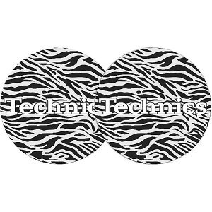 Technics(�e�N�j�N�X) / Zebra (�[�u����) 2x Slipmats - �X���b�v�}�b�g (2��/1�y�A) -