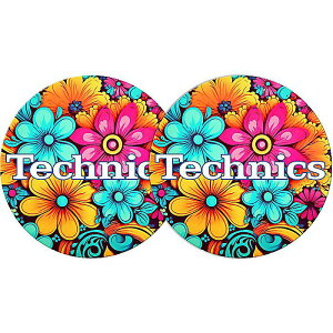 Technics(�e�N�j�N�X) / Hippie (�ԕ�) 2x Slipmats - �X���b�v�}�b�g (2��/1�y�A) -�V��������