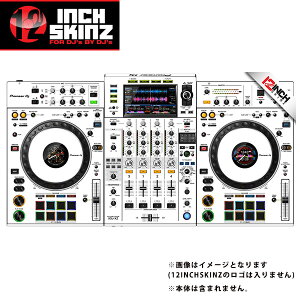 12inch SKINZ / Pioneer XDJ-XZ SKINZ (WHITE/BLACK) �yXDJ-XZ�p�X�L���z �ċx�X�y�V����