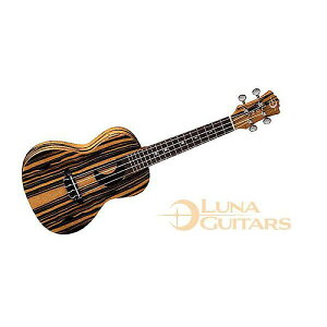 LUNA GUITARS ( ���i�M�^�[�Y ) / Uke Crescent Blk/Wht Ebony Concert w/Bag�ċx�X�y�V����
