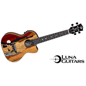 LUNA GUITARS ( ���i�M�^�[�Y ) / Uke Vista Deer Tenor w/Preamp and Gigbag�ċx�X�y�V����