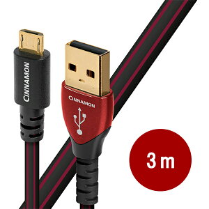 AudioQuest(I[fBINGXg) / Cinnamon 3m (Vi) micro B to A (USBCIN03MI) / USB 2.0P[uċxXyV