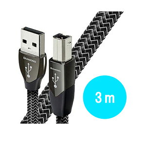 AudioQuest(�I�[�f�B�I�N�G�X�g) / USB 2.0 DIAMOND (3m / Type-A to Type-B) �I�[�f�B�I�O���[�hUSB�P�[�u���V��������