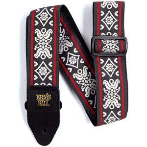 ErnieBall(A[j[{[) / Jacquard Guitar Strap / Blackjack Red / M^[Xgbv yAizċxXyV