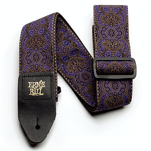 ErnieBall(A[j[{[) / Jacquard Guitar Strap / Purple Paisley / M^[Xgbv yAizċxXyV