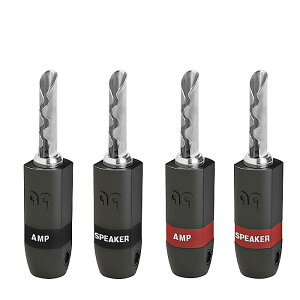 AudioQuest(I[fBINGXg) / SureGrip 300 Banana Xs[J[RlN^ Vo[ 40Zbg [BAN30040S]ċxXyV