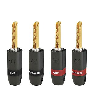 AudioQuest(I[fBINGXg) / SureGrip 300 Banana Xs[J[RlN^ S[h 4Zbg [BAN3004G]ċxXyV