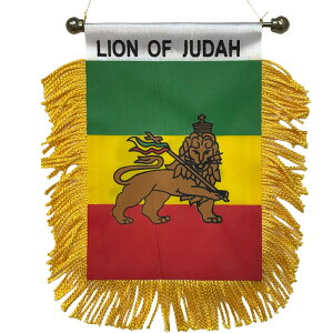 CIƃ_ oi[tO Mini Banner Flags ( 10.2cm× 15.2cm) - Lion Of JudahV