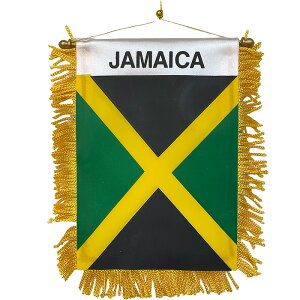 W}CJ oi[tO Mini Banner Flags ( 10.2cm× 15.2cm) - Lion Of JamaicaV