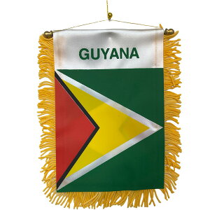KCAi oi[tO Mini Banner Flags ( 10.2cm× 15.2cm) - Lion Of GuyanaV