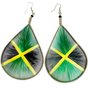 �y�ʃe�B�A�h���b�v�^�W���}�C�J�����_���O���s�A�X Jamaica Teardrop Thread - Earrings / Roots & Culture(���[�c�A���h�J���`���[)�h�V�̓� �Z�[��