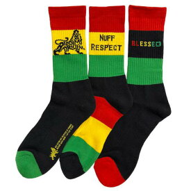 Riddim Driven 靴下 3枚組（RDライオン、Nuff Respect、Blessed） Riddim Driven - Crew Socks (3 Pairs) / ハロウィーンセール/ハロウィングッズ