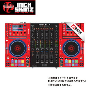 12inch SKINZ / DENON MCX8000 SKINZ (RED/BLACK) - yMCX8000pXLz