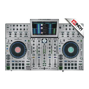 12inch SKINZ / Denon Prime4 SKINZ Metallics (�u���b�V���V���o�[) �yPrime4�p�X�L���z�ċx�X�y�V����