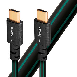 AudioQuest(I[fBINGXg) / USB 2.0 FOREST (1.5m / Type-C to Type-C) I[fBIO[hUSBP[uċx݃Z[