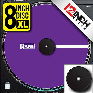 yp[v/WAz12inch SKINZ / Control Disc Rane One OEM (SINGLE) - Cue Colors 8" XL / Radial Lines (Traditional Grip)