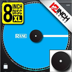 yCgu[/WAz12inch SKINZ / Control Disc Rane One OEM (SINGLE) - Cue Colors 8" XL / Radial Lines (Traditional Grip)