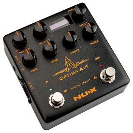 【新品】NUX（ニューエックス) / Optima Air(Acoustic Simulator & IR Loader) デュアルスイッチ アコースティックギターシミュレーター プリアンプハロウィーンセール/ハロウィングッズ