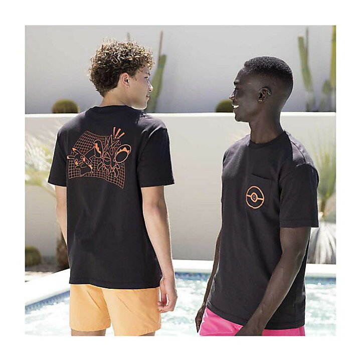 楽天市場】ピカチュウ&ヘイガニ ブラック リラックスフィット クルー ポケモン ピカチュウ Tシャツ2XL