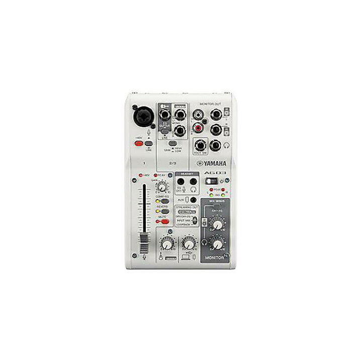楽天市場】YAMAHA ( ヤマハ ) / AG03MK2 W 3ch ウェブキャスティング 
