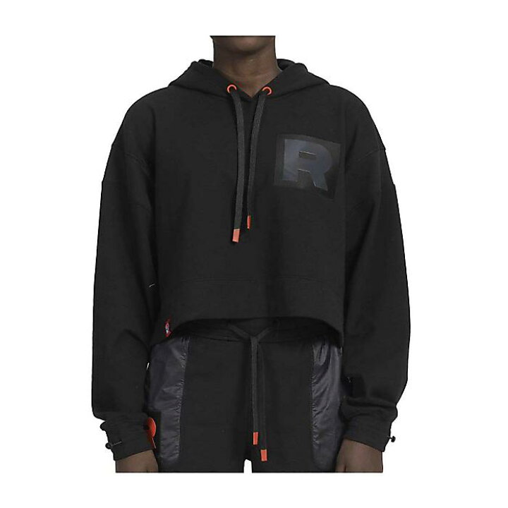 楽天市場】ロケット団 ブラック フリース クロップドパーカー (大人用  